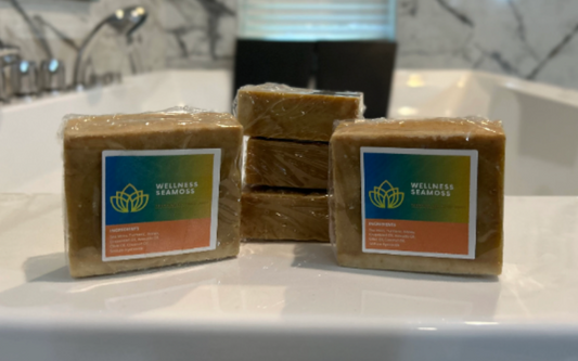 Sea Moss Soap | Tumeric And Honey | Handmade | Vegan | Face And Body Soap | 100% Wildcrafted |