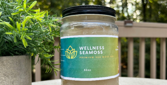 32oz Pure Sea Moss Gel | Nutrient-Rich | Vegan | Non-GMO | Premium Quality | Superfood for Smoothies Food And Skincare | Handmade & Natural
